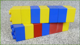 Lego Duplo kostky - horší stav