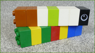 Lego Duplo kostky - horší stav