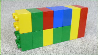 Lego Duplo kostky - horší stav