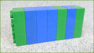 Lego Duplo kostky - horší stav