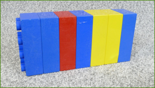 Lego Duplo kostky - horší stav