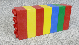 Lego Duplo kostky - horší stav