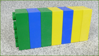 Lego Duplo kostky - horší stav