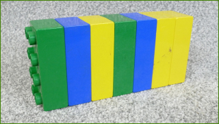 Lego Duplo kostky - horší stav