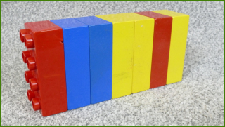 Lego Duplo kostky - horší stav