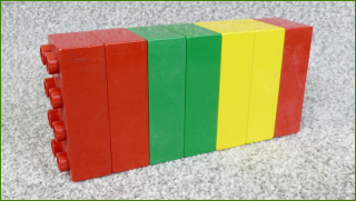 Lego Duplo kostky - horší stav