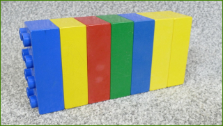 Lego Duplo kostky - horší stav