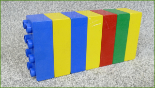 Lego Duplo kostky - horší stav