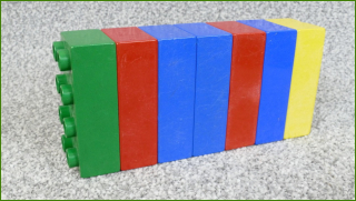 Lego Duplo kostky - horší stav