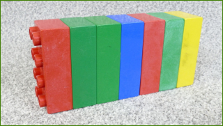Lego Duplo kostky - horší stav