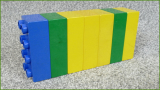 Lego Duplo kostky - horší stav