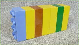 Lego Duplo kostky - horší stav