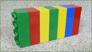 Lego Duplo kostky - horší stav