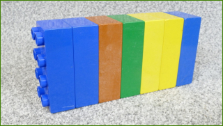 Lego Duplo kostky - horší stav