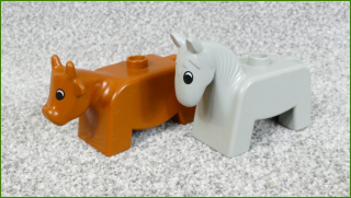 Lego Duplo kravička a koník