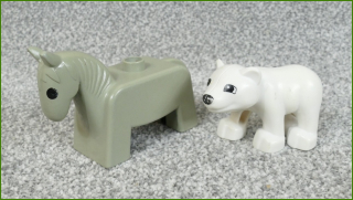 Lego Duplo koník a medvídek