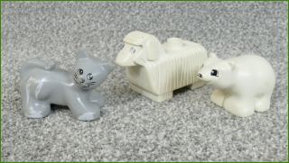 Lego Duplo zvířátka - horší stav