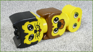Lego® Duplo® hlavy zvířat