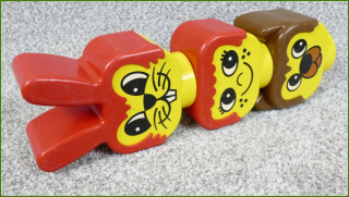 Lego® Duplo® hlavy zvířat