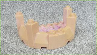 Lego® Duplo® hradba - zabarvená