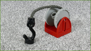 Lego® Duplo® Naviják Široký - Červený Podstavec