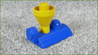 Lego® Duplo® Komín Pro Mašinky Modrý/Žlutý 2x3