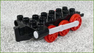 Lego® Duplo® Podvozek Ruční Mašinky Černý