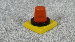 Lego® Duplo® Majáček Žlutý Podstavec/Oranžový Maják