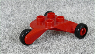 Lego® Duplo® Podvozek Letadla/Vrtulníku Červený