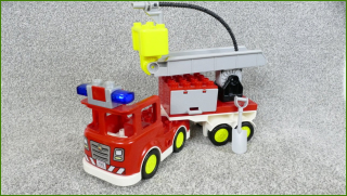 Lego® Duplo® Hasičské Auto se Žebříkem a Příslušenstvím