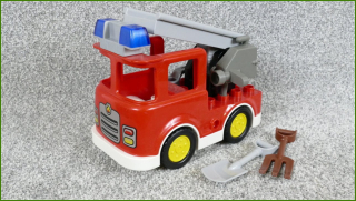 Lego® Duplo® Hasičské Auto se Žebříkem a Příslušenstvím