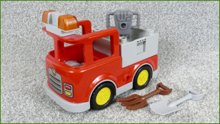 Lego® Duplo® Hasičské Auto se Žebříkem a Příslušenstvím
