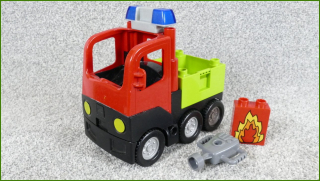 Lego® Duplo® Hasičské Auto se Žebříkem a Příslušenstvím