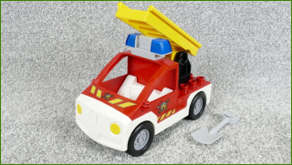 Lego® Duplo® Hasičské Větší Osobní Auto se Žebříkem