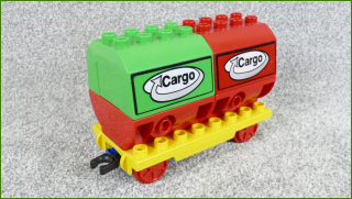 Lego® Duplo® Vagon Nákladní Cargo - Žlutý Podvozek