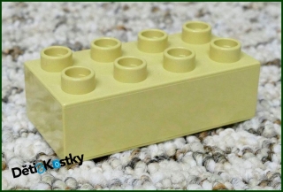 Lego® Duplo® Kostka 2x4 Béžová
