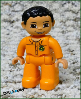 Lego® Duplo® Figurka Popelář Oranžový