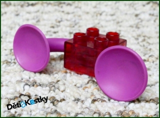 Lego® Duplo® Kostka s Přísavkami - Červená
