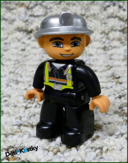 Lego® Duplo® Figurka Hasič se Stříbrnou Přilbou