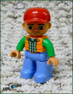 Lego® Duplo® Figurka Strojvedoucí Nákladní Lokomotivy