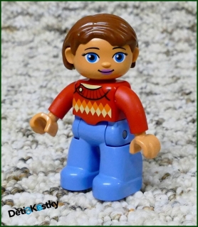 Lego® Duplo® Figurka Maminka v Červeném Svetru