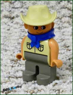 Lego® Duplo® Figurka Cowboy s Modrým Šátkem