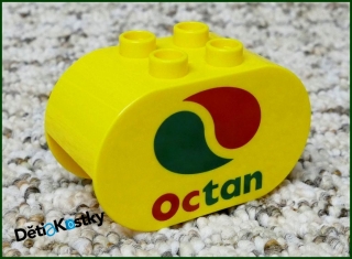 Lego® Duplo® Kostka 2x4x2 Žlutá - Octan Kulatá